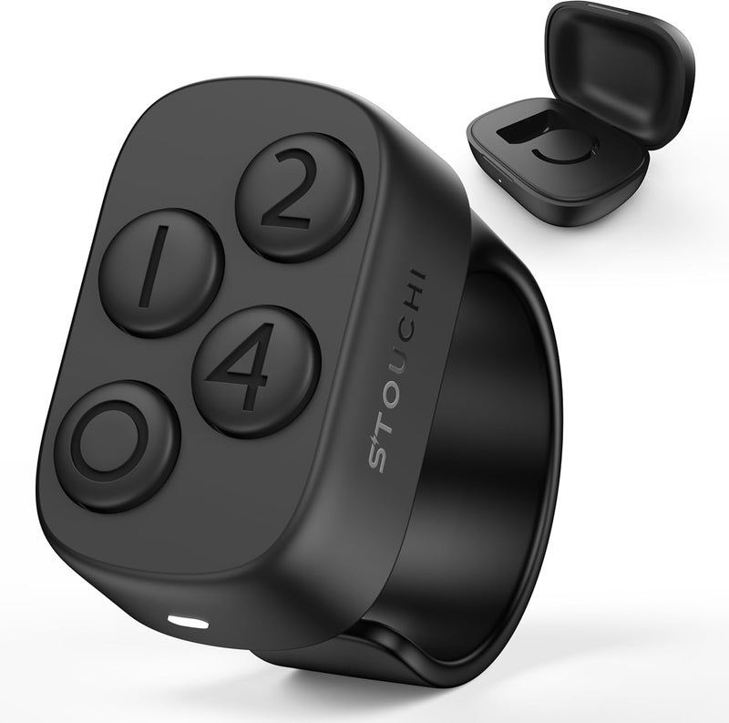 Stouchi Remote for Anki, [No Remap & No Add-on] Anki Remote Fast Pair Come with 140hr Charging Case Compatible with Windows, MacBook, iPad, iPhone, iOS, Android Devices - Image 1